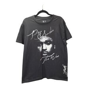 VLONE Pop Smoke Faith Graphic T-shirt Size Large